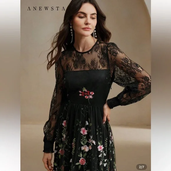 Anewsta Women Elegant Vacation Floral - Picture 2 of 10